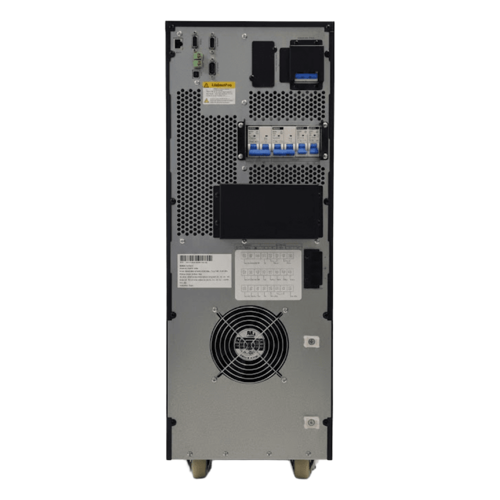 UPS de 6 kVA, Online Doble Conversión, 200 - 240 Vac de Entrada, Fase Dividida 120V/120V + N, sin Baterías con Kit de Cables de Conexión de Baterías
