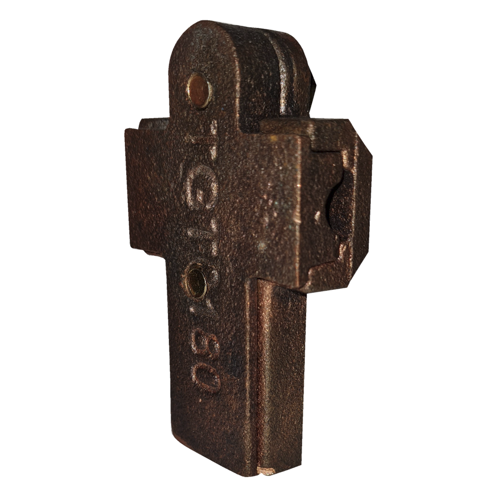 Conector tipo “T” Mecánico elaborado en bronce, para cables calibre de 1/0 a 4/0 AWG