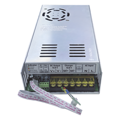 13.8 VCC @ 30 A / Fuente de alimentación / Capacidad de baterías  de respaldo de 12 Vcc desde 4.5 hasta 40 Ah