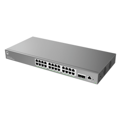 Switch de Red Empresarial L2++ / Serie GWN7800 Pro / 24 Puertos Gigabit PoE 250W / 2 Puertos SFP+ / Gestión Cloud GDMS / VLAN 4K / QoS Avanzado / Seguridad Integral