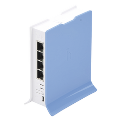 (hAP lite TC) 4 Puertos Fast Ethernet, Wi-Fi 2.4 GHz 802.11 b/g/n y base tipo Torre