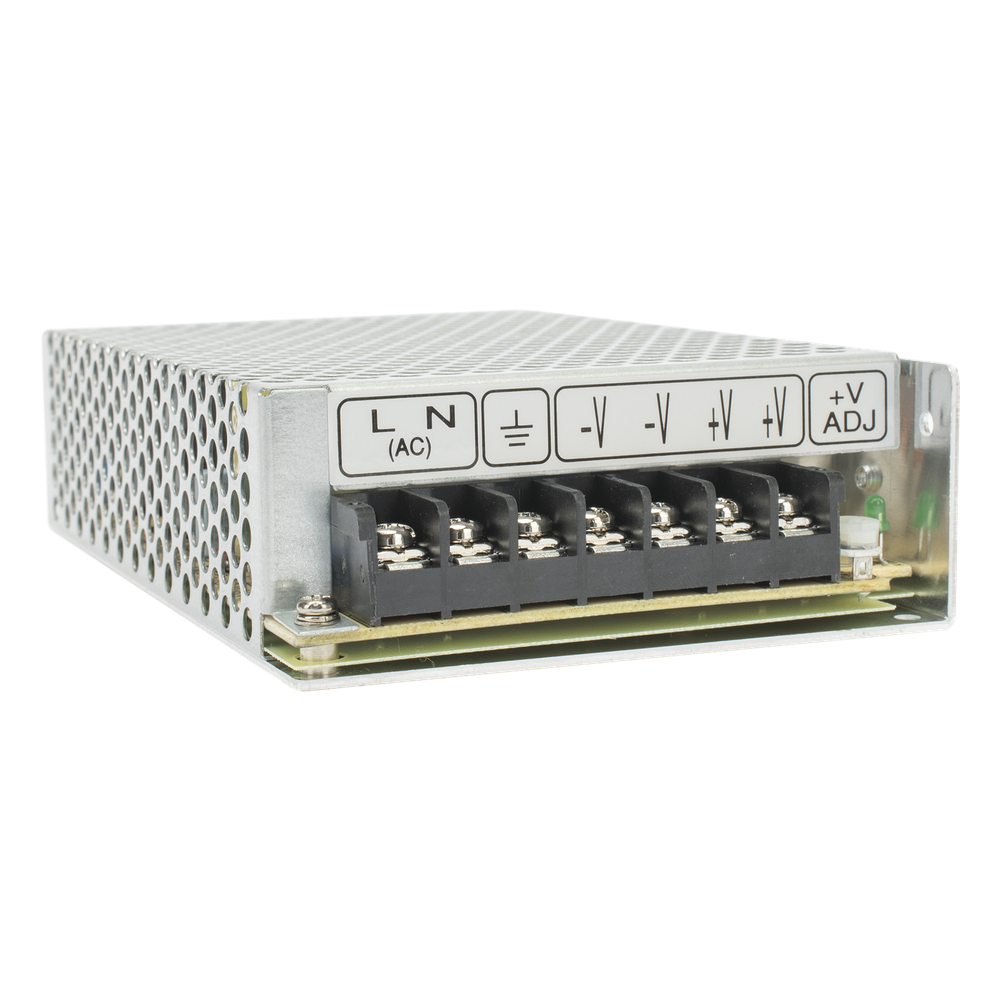 Fuente de Poder Industrial Conmutada 100W de Potencia, 24Vcc, 4.5A