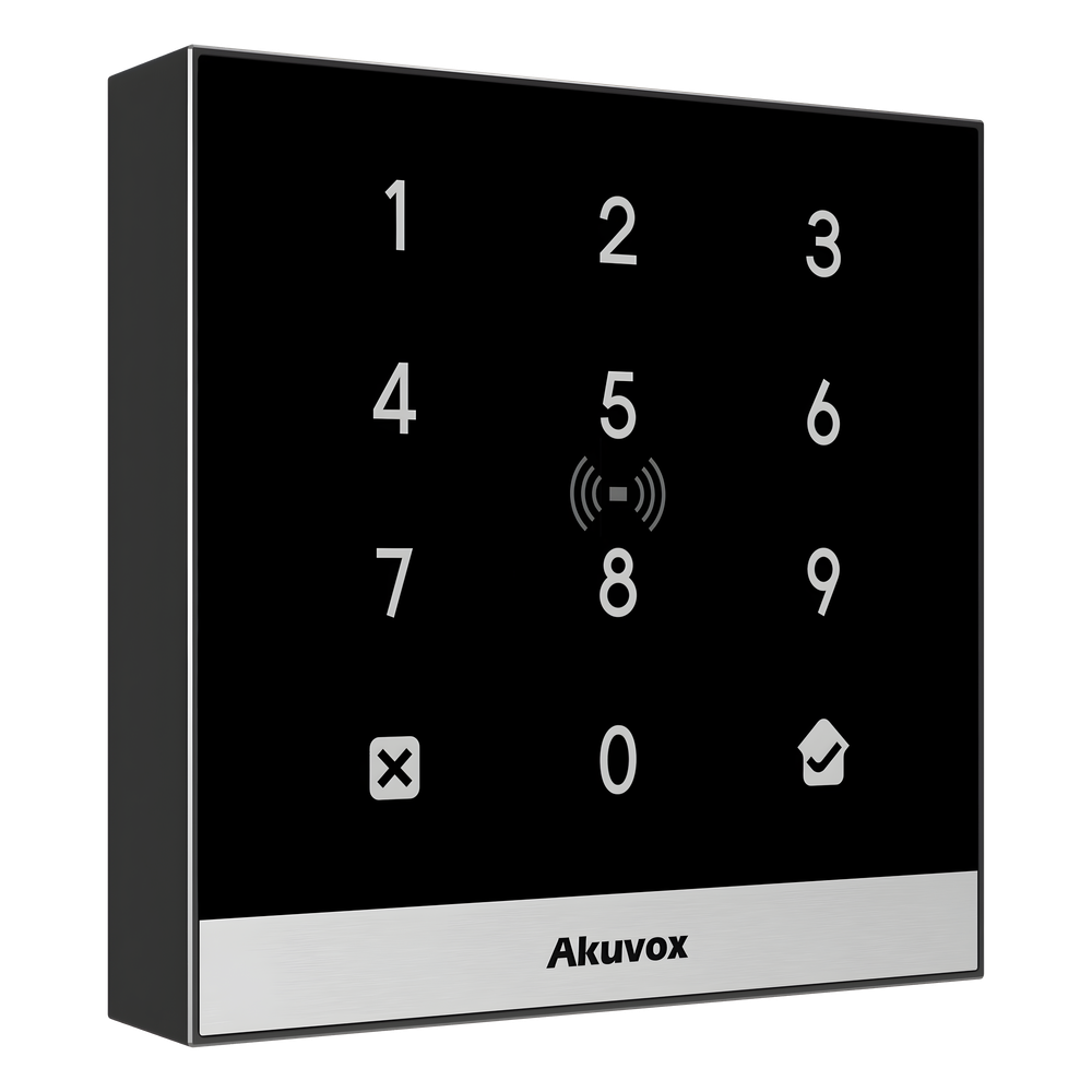 Teclado de Control de Acceso + Bracket de Instalación / Administración 100% en la Nube / Interfaz WEB / POE / Lector Prox 125 kHz / MIFARE 13.56MHz / NFC / APP Smart Plus / Control de 1 Puerta / PIN Para Visitas / IP65