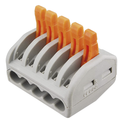 Conector Compacto para 1 Cable de Entrada 4 Cables de Salida / Cables Compatibles 12AWG-28AWG