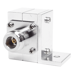 Protector Coaxial RF / 125-1000 MHz / 50 &Omega; / Conectores N Hembra / Ceja Lateral / 50 kA