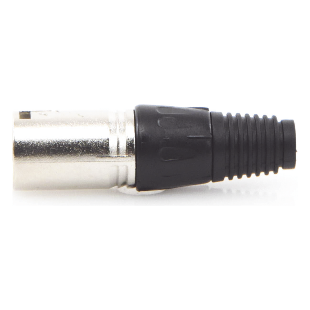 Conector XLR 3 Pines Macho | Ideal para Conexiones de Micrófonos, Mezcladoras | Equipo de Audio Profesional