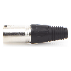 Conector XLR 3 Pines Macho | Ideal para Conexiones de Micrófonos, Mezcladoras | Equipo de Audio Profesional