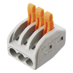 Conector Compacto para 1 Cable de Entrada 2 Cables de Salida / Cables Compatibles 12AWG-28AWG