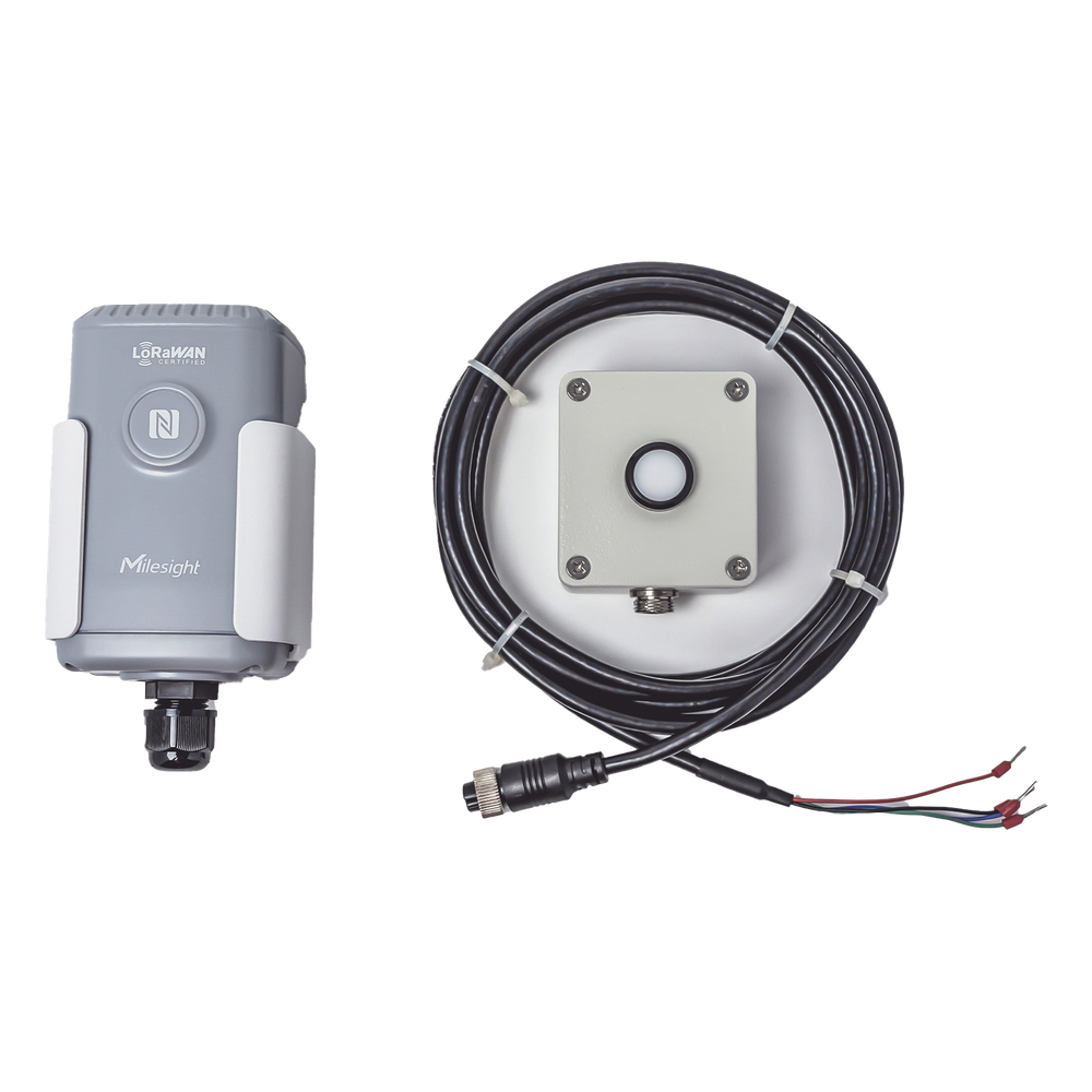 Sensor Inteligente de Iluminación LoRaWAN / Monitoreo de Luz Ambiental / IP67 / Batería 10 Años / para Automatización (BMS)
