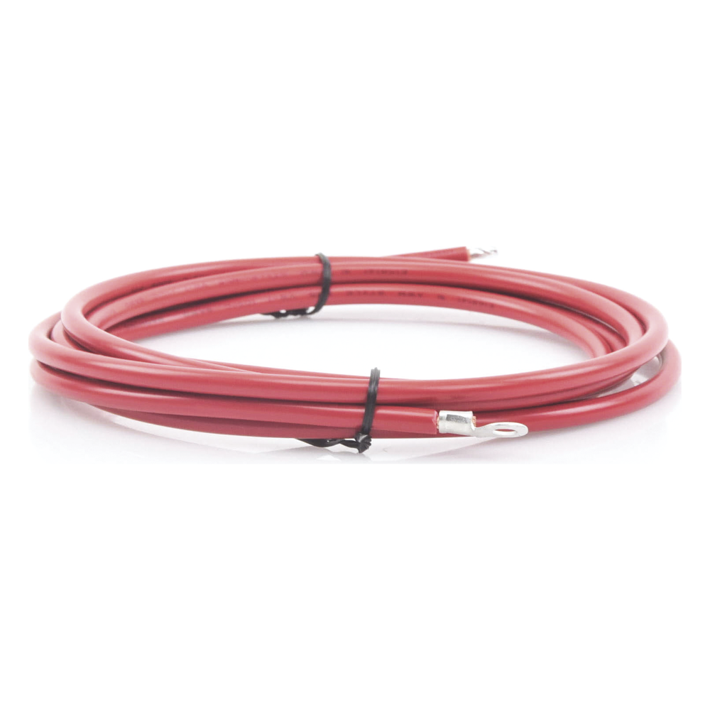 Cable para Controlador 3.0 m, Rojo, Calibre 8 AWG con Terminal de Ojo en un Extremo