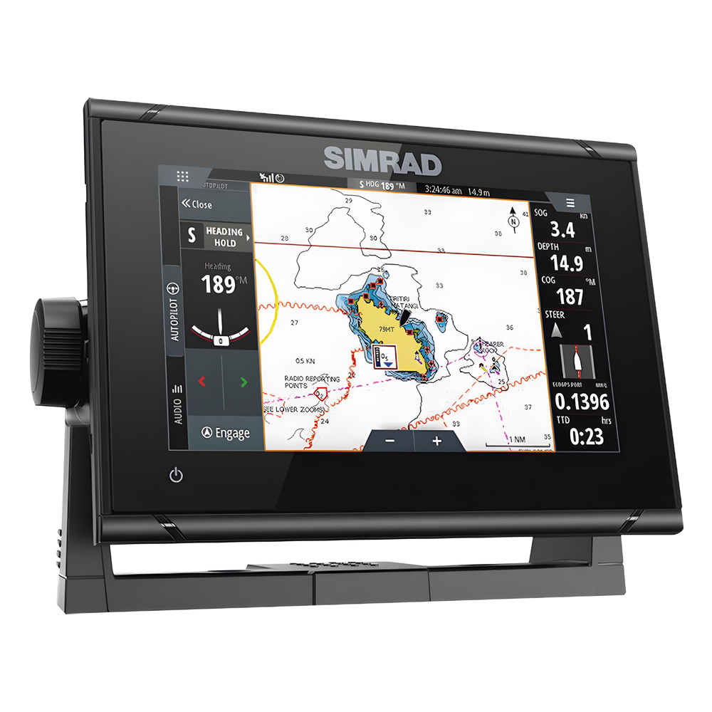 Pantalla Náutica GO7 XSR / GPS Integrado / Sonar y Radar / Pantalla Táctil 7" / Conectividad Inalámbrica / Compatible con NMEA 2000® / SteadySteer™ Autopilot / FishReveal™ Technology