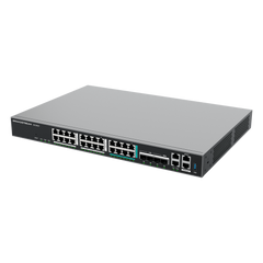 Router Todo-en-Uno GCC6021 con PBX de 50 Extensiones + Firewall + VPN + Switch de 16 Puertos GbE + 4x SFP+ 10 GbE y 8x 2.5 GbE / Gestión en la Nube con GDMS
