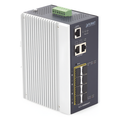 Switch Industrial Administrable L2+, 8 Puertos 1G SFP, 2 Puertos TP Gigabit, (-40 ~75 grados C)
