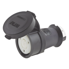 Conector Industrial con Bloqueo de Media Vuelta / 30 A 120/208 V CA / Nema L21-30R / 4 Polos 5 Hilos / Color Blanco y Negro / Grado Industrial