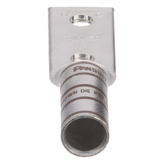 Zapata de compresión LCC500-12-6 para cal. 500 Kcmil, Doble barreno para tornillo prisionero de 1/2, Espaciado de orificios 44.5mm, 1 Pz