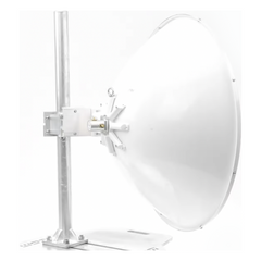 Antena Direccional de Alto Rendimiento / 33.0 ± 1 dBi  / 3 ft / 5.9-7 GHz / Conectores SMA Hembra Inverso / Alto Aislamiento al Ruido / Fácil Montaje y herraje de acero inoxidable /  Radomo Incluido