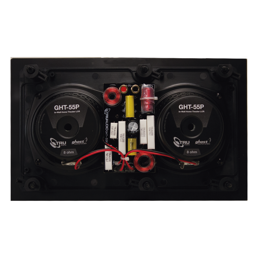 altavoces de montaje en la pared | woofers dobles de 5in | tweeter de 1in | 100W | 8ohms