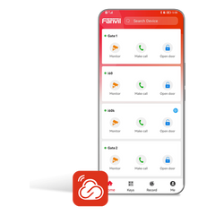 Licencia Permanente, Un Usuario Principal y 4 usuarios adicionales para App Fanvil Link , Monitoreo, Apertura Remota, Creación de Códigos QR