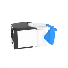 Conector Jack RJ45 Estilo TG, Mini-Com, Categoría 6A, Con Gel Resistente a la Corrosión, de 8 Posiciones y 8 Cables, Color Negro