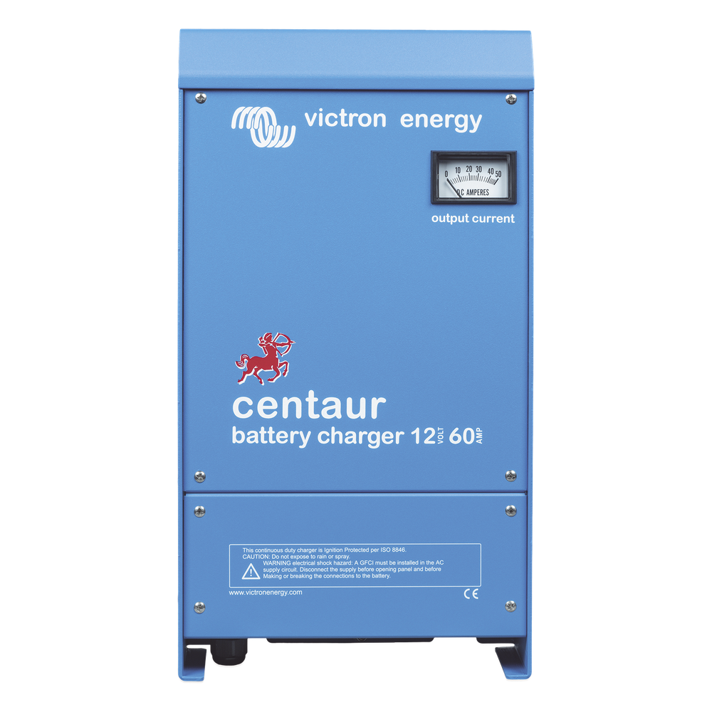 Centaur 24/60 / Cargador de Baterías 24V, 60A / Para Ambientes Marinos y Terrestres. /  Bancos de 140 a 600 Ah