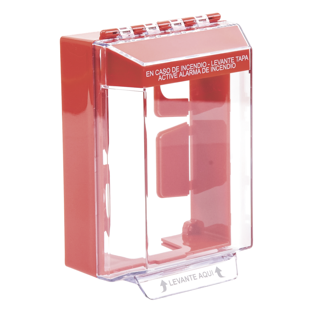 Cubierta Universal De Montaje Superficial, Con Espaciador 1.46", Serie Universal Stopper® Texto De Incendio En Español