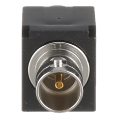 Módulo Acoplador Coaxial Tipo BNC, Mini-Com, de 75 Ohms, Color Negro
