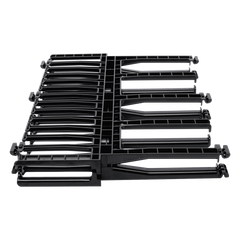 Organizador de Cables Horizontal NetManager de Alta Densidad, Doble (Frontal y Posterior), Para Rack de 19in, 1UR, Color Negro