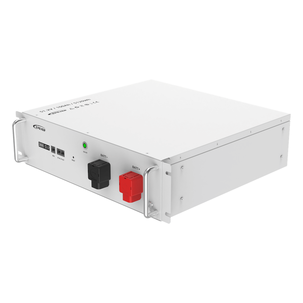 Batería LiFePO4 51.2V 100Ah / 6000 Ciclos @80% DOD / Montaje Rack 3U / IP21