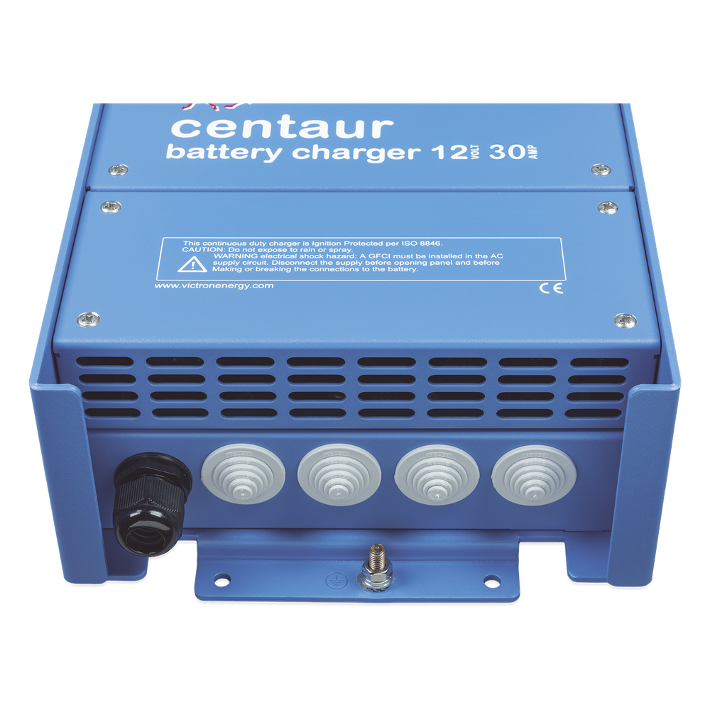 Cargador de Batería Centaur / Tecnología de Alta Frecuencia / Modelos 12-24 VDC / Carga 3 Etapas / 3 Salidas / Protección IP21
