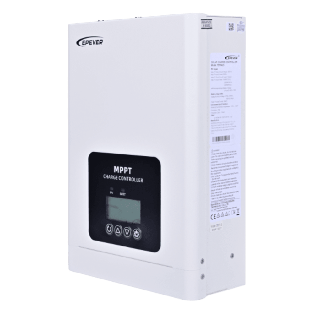 Controlador Solar MPPT 80A 12/24/48V, Máximo Voltaje de Circuito Abierto Voc 225Vcc, Configurable para Baterías de Litio, Conexión en Paralelo