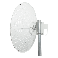 Antena direccional para C5x, C6x, B6X y B5x, Guía de onda para mantener la integridad de la señal y minimiza la pérdida en transmisión , 4.9 - 6.5 GHz, 3 ft, Ganancia de 34 dBi, Montaje incluido