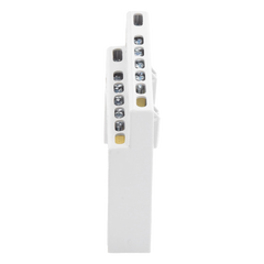 Soporte + Barra de Conexion (8 MOD) (8+2 ENTR.) IP40