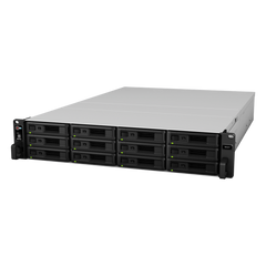 Unidad de Expansión Synology RX1217/RX1217RP | 12 Bahías de Disco | Compatible con SATA 3.5” y 2.5” | Expansión de Volumen en Línea | Fuentes de Alimentación Redundantes (RX1217RP) | Administración con