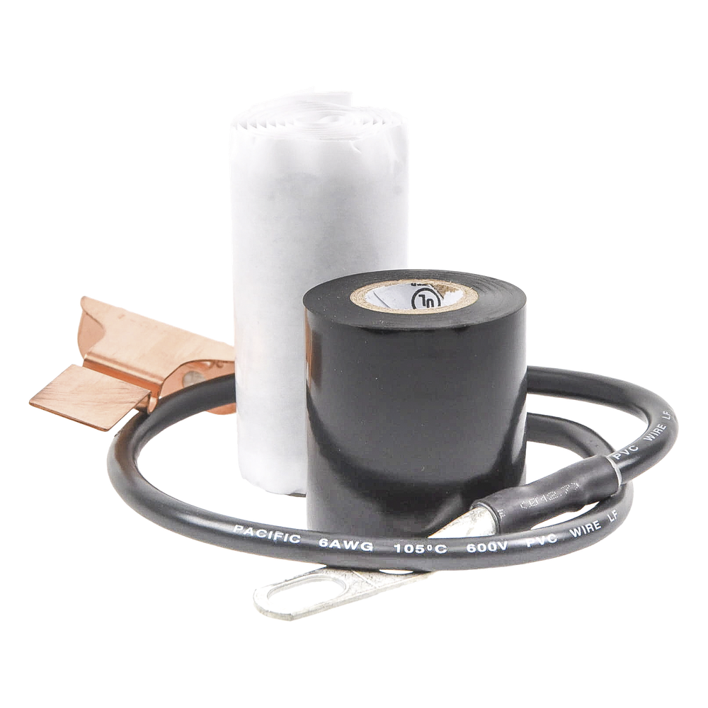 Kit de aterrizaje Estándar para cable de 1/2". Longitud del conductor 24"