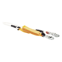 Amortiguador con Cable de Protección de  Nylon y 2 Ganchos de Seguro Doble.