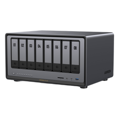 NAS UGREEN NASync DXP8800 Plus / Intel Core i5-1235U 10 Núcleos / 8 Bahías SATA + 2 M.2 NVMe / 2 Puertos 10GbE / Thunderbolt 4 / HDMI 8K / DDR5 Expandible 64GB / PCIe 4.0 x4