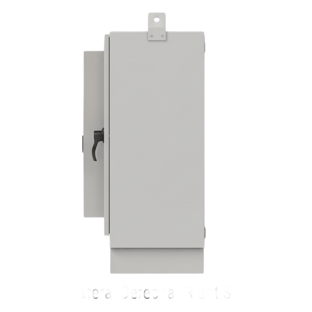Gabinete para Exterior Tipo 4X de 22 UR / Aluminio Soldado / 1270 x 762 x 508 mm (50 x 30 x 20 in) / Exterior IP66 / Montaje Almohadilla / Aire de Precisión / Gris RAL 7035