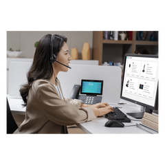 Yealink UH34 Dual, versión UC, cancelación de ruido USB-A con indicador de ocupado