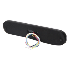 Luz Auxiliar de 12 LED, Rojo/Blanco, Lente Transparente