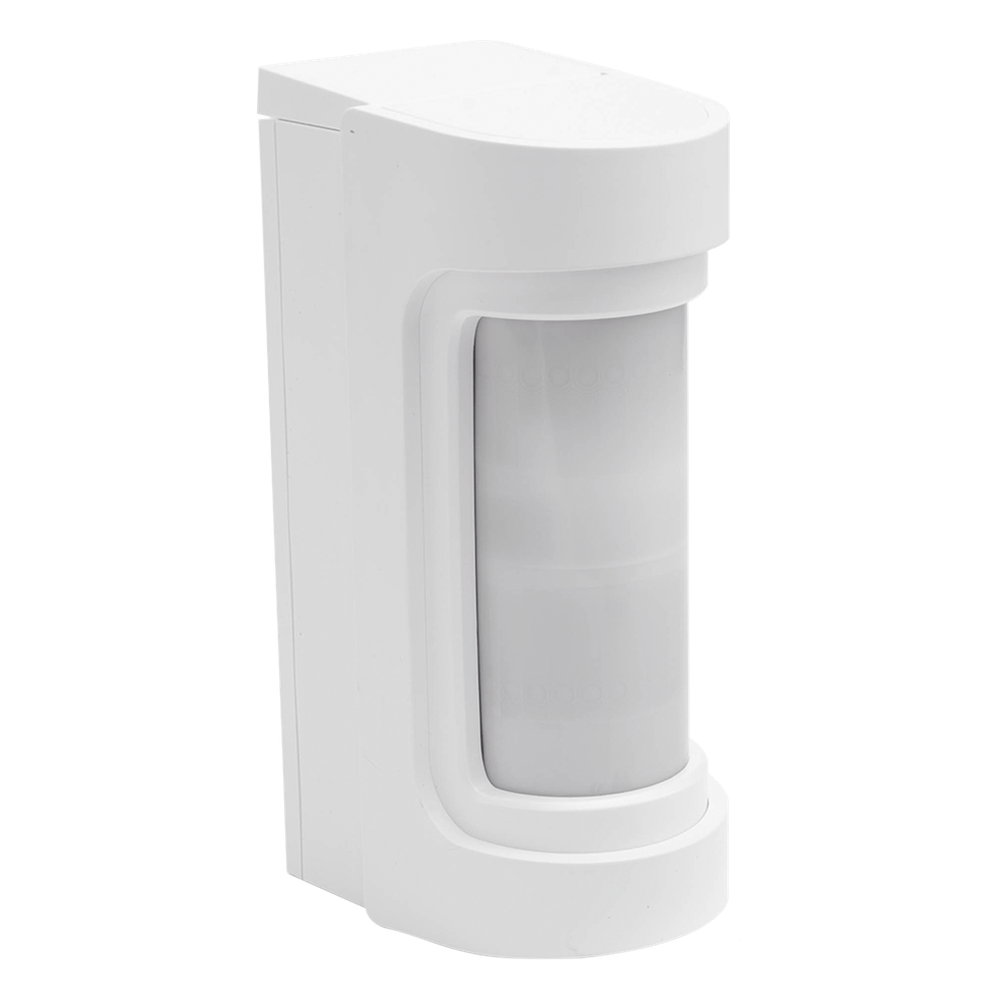 Detector de movimiento PIR dual inalámbrico para exteriores con batería de litio de larga duración
