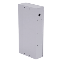 Gabinete para instalación de 4 Baterías , Fabricado en Lámina Galvanizada, Accesorios para poste (No incluidos)