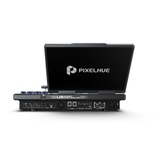 Controlador de Eventos Compacto U5 / Pantalla Táctil Principal 21.5" / Pantalla Inteligente 8" / 87 Botones LCD Programables / 4 Encoders y 8 Faders / Control MIDI y KVM / Diseño Plegable / Software PixelFlow / HDMI 2.0 / 12G-SDI /
