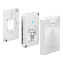 Punto de acceso Wi-Fi 6 802.11ax de pared, MU-MIMO 2x2:2 (2.4G) y 3x3:2 (5G), Throughput inalámbrico de 3 Gbps y 4 puertos Gigabit cableados