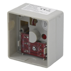 Botón de Pánico Cableado / Compatible con Cualquier Panel de Alarma / LLave de Seguridad / NA/NC / Material Retardante al Fuego (ABS)