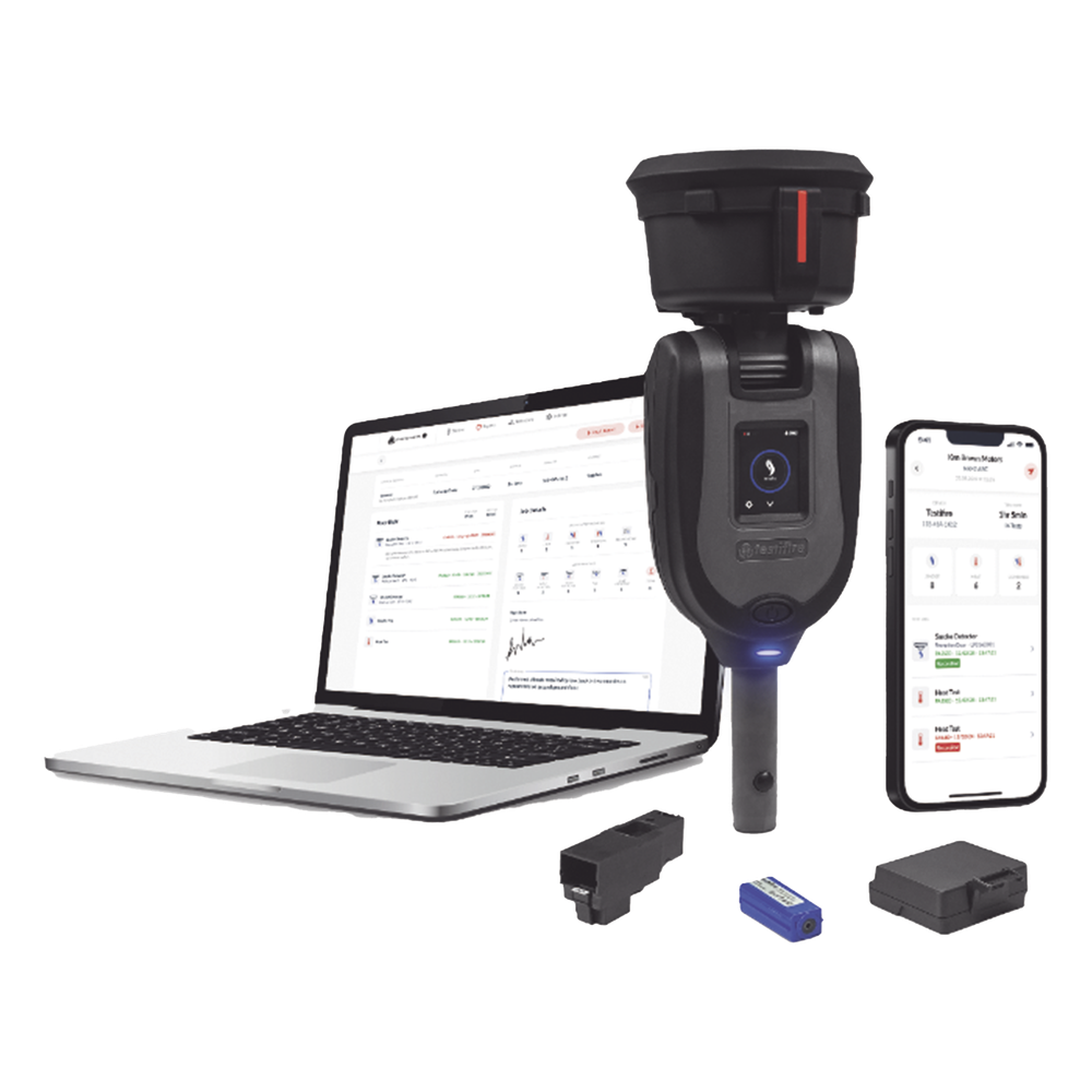 Probador Electrónico Avanzado All-in-One TEST-REPORT-SHARE Para Detectores De Humo y Térmicos