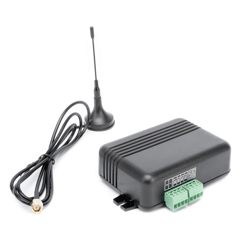 Controlador 4GLTEM / 4 ENTRADAS Y 2 SALIDAS / 2 AÑOS ILIMITADOS INCLUIDOS / Activacion Remota /Notificacion PUSH e EMAIL / APP SIN COSTO / Soporte para Reporte a Central de Alarma