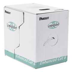 Bobina de Cable UTP 305 Metros (1000 Pies) de Cobre, TX6000? PanNet, Reelex, Gris Internacional, Categoría 6 Mejorado (23 AWG), PVC (CM), de 4 Pares