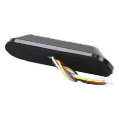 Luz Auxiliar de 4 LED, Rojo/Azul, Lente Transparente