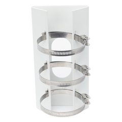 Montaje Vertical para Poste / Material de Acero Inoxidable
