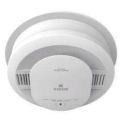 Detector de humo fotoeléctrico alámbrico 120 V CA con batería sellada de 10 años, interconexión hasta 24 dispositivos, pieza